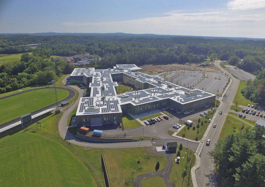 Aerial image of Dover Campus