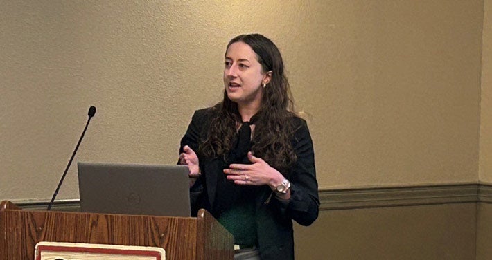 Arianna MacNeil at MA Muni Meeting