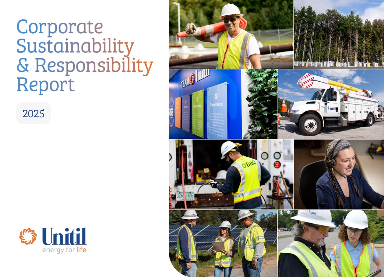 Corporate Sustainability & Responsibility Report 2025 Unitil energy for life