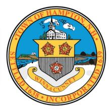 town of Hampton logo seal
