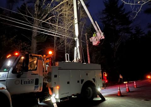 Crews Make Progress In Power Restoration | Unitil