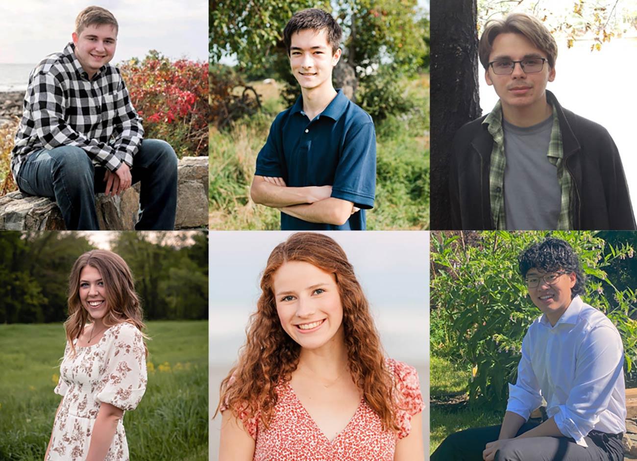 6 scholarship winners